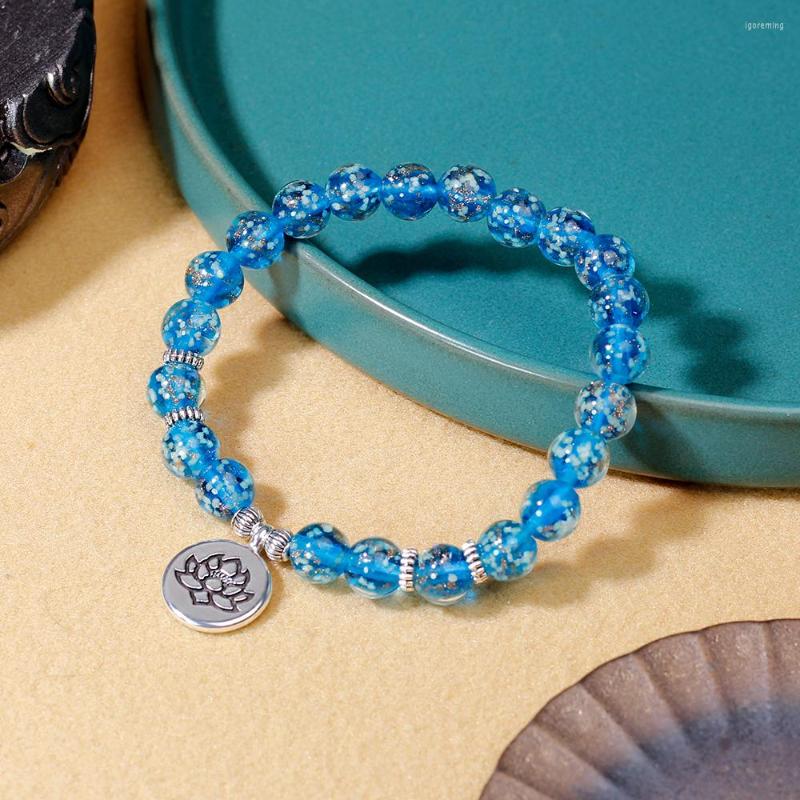 Strand Blue Bracelet Luminous Yoga With Pendant Lotus Ohm Buddha Jewelry Gifts Dropshippin
Strand Blue Bracelet Luminous Yoga With Pendant Lotus Ohm Buddha Jewelry Gifts Dropshippin
