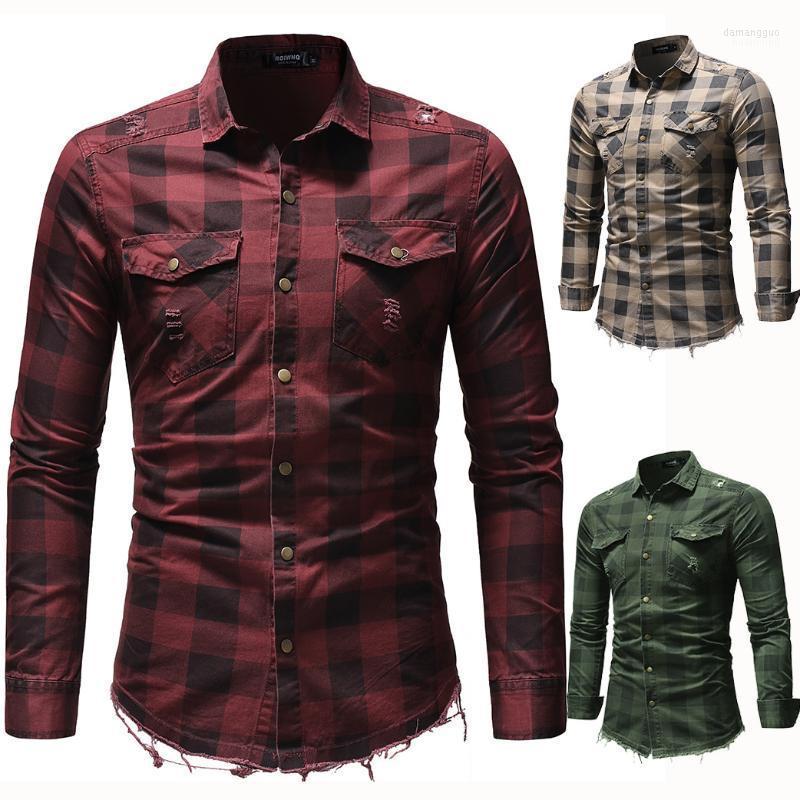 Men's Casual Shirts Men's Shirt Slim Fit Button Plaid With Pocket Long Sleeve Tops Blouse Spring Autumn Winter Jean Fabric, Beige
Men's Casual Shirts Men's Shirt Slim Fit Button Plaid With Pocket Long Sleeve Tops Blouse Spring Autumn Winter Jean Fabric, Beige