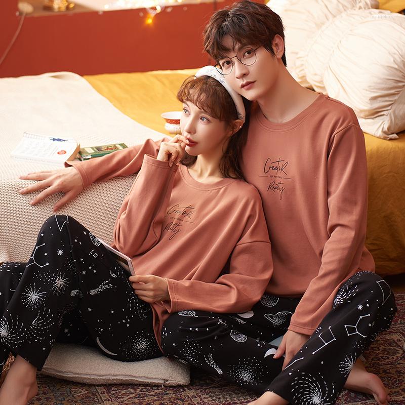 Men's Sleepwear Autumn Winter COuple Long Sleeve Pullover Pajamas Set Loose Leisure O-neck Homewear Cute Starry Sky Pattern Pants, 1023
Men's Sleepwear Autumn Winter COuple Long Sleeve Pullover Pajamas Set Loose Leisure O-neck Homewear Cute Starry Sky Pattern Pants, 1023