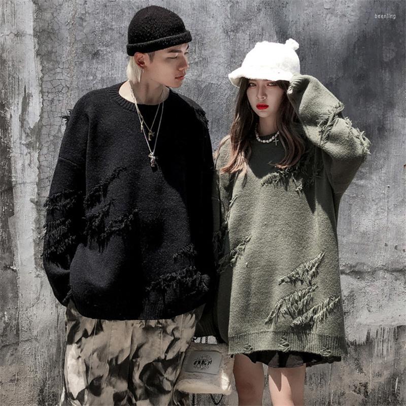 Men's Sweaters 2022 Vintage Knitted Sweater Solid Color Hole Jumper Pullover Oversized Streetwear Autumn Hip Hop Gothic Couple Men, Black
Men's Sweaters 2022 Vintage Knitted Sweater Solid Color Hole Jumper Pullover Oversized Streetwear Autumn Hip Hop Gothic Couple Men, Black