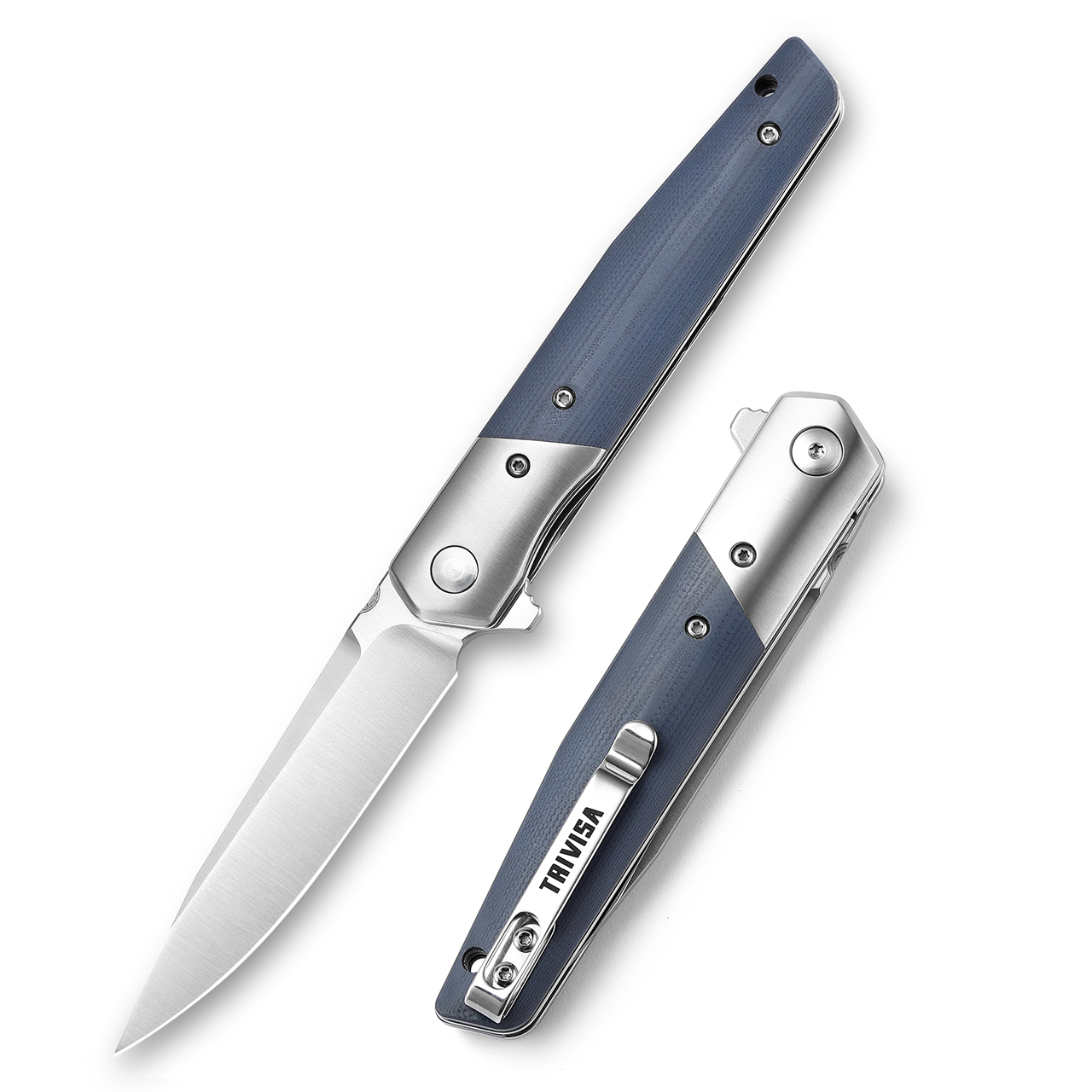 Folding Pocket Knife for Self Defence Tactical EDC Drop Point K110 Steel Blade Stainless Bolster Handle Survival Outdoor Camping Hunting Folding Knives with Clip
Folding Pocket Knife for Self Defence Tactical EDC Drop Point K110 Steel Blade Stainless Bolster Handle Survival Outdoor Camping Hunting Folding Knives with Clip