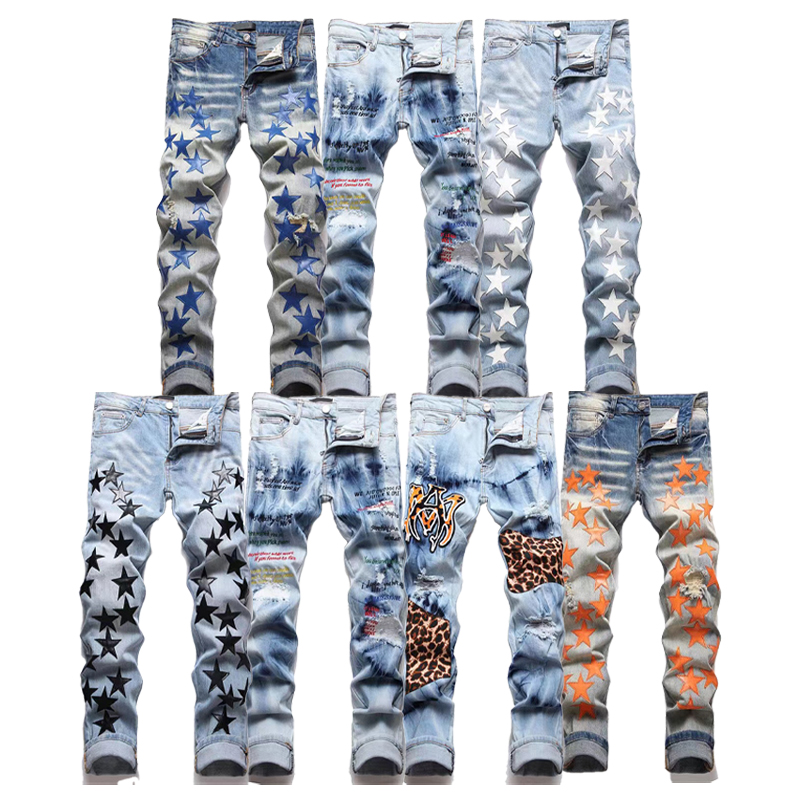 amirrs Men Jeans European Jean Hombre Skinny Embroidery Patchwork Ripped Letter Star Men mens Trend Brand Motorcycle Pant, I need see other product
amirrs Men Jeans European Jean Hombre Skinny Embroidery Patchwork Ripped Letter Star Men mens Trend Brand Motorcycle Pant, I need see other product