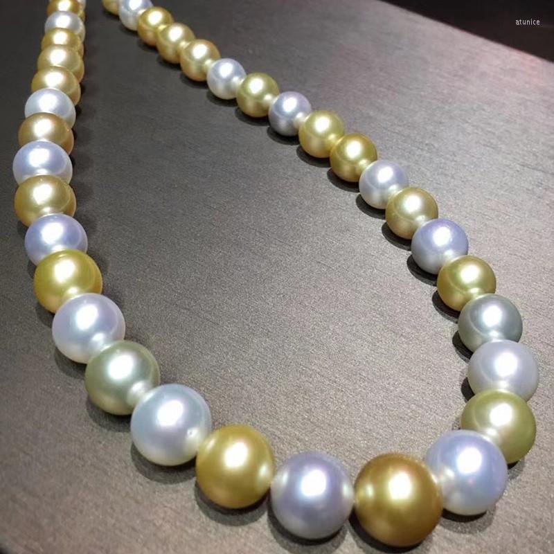 Chains Huge Charming 18"13-14mm Natural South Sea Genuine White Gold Round Pearl Necklace Women Jewelry
Chains Huge Charming 18"13-14mm Natural South Sea Genuine White Gold Round Pearl Necklace Women Jewelry