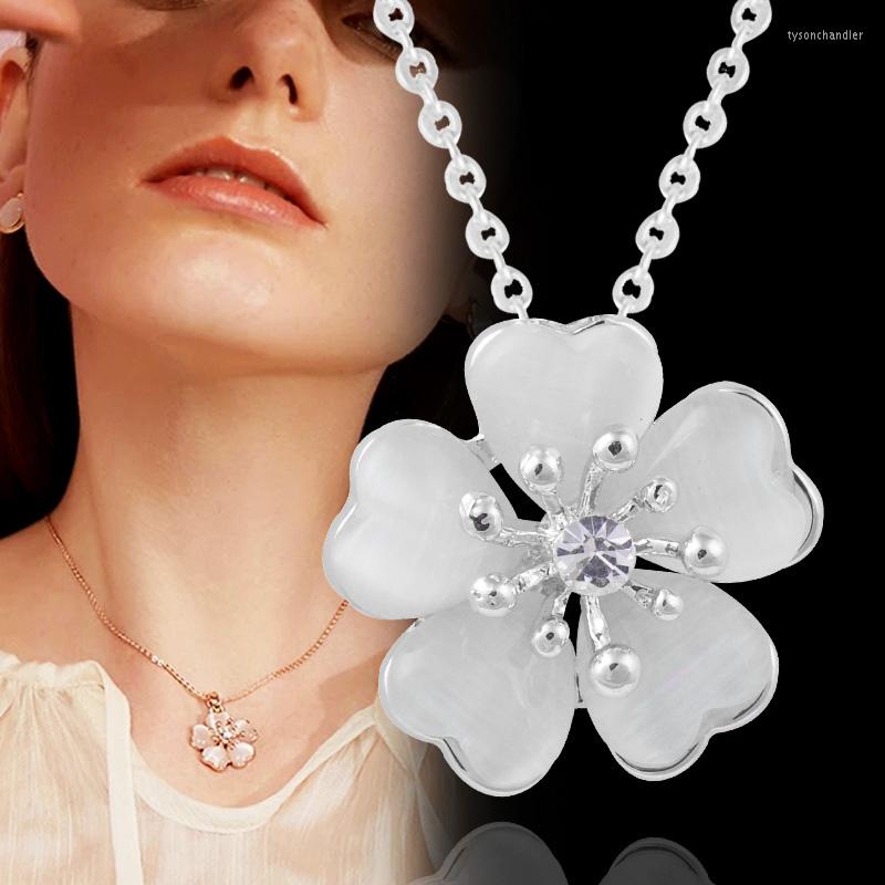 Choker KIOOZOL White Blue Pink Opal Flower Necklace For Women Rose Gold Silver Color Wedding Accessories Gift Girlfriend 260 KO7
Choker KIOOZOL White Blue Pink Opal Flower Necklace For Women Rose Gold Silver Color Wedding Accessories Gift Girlfriend 260 KO7