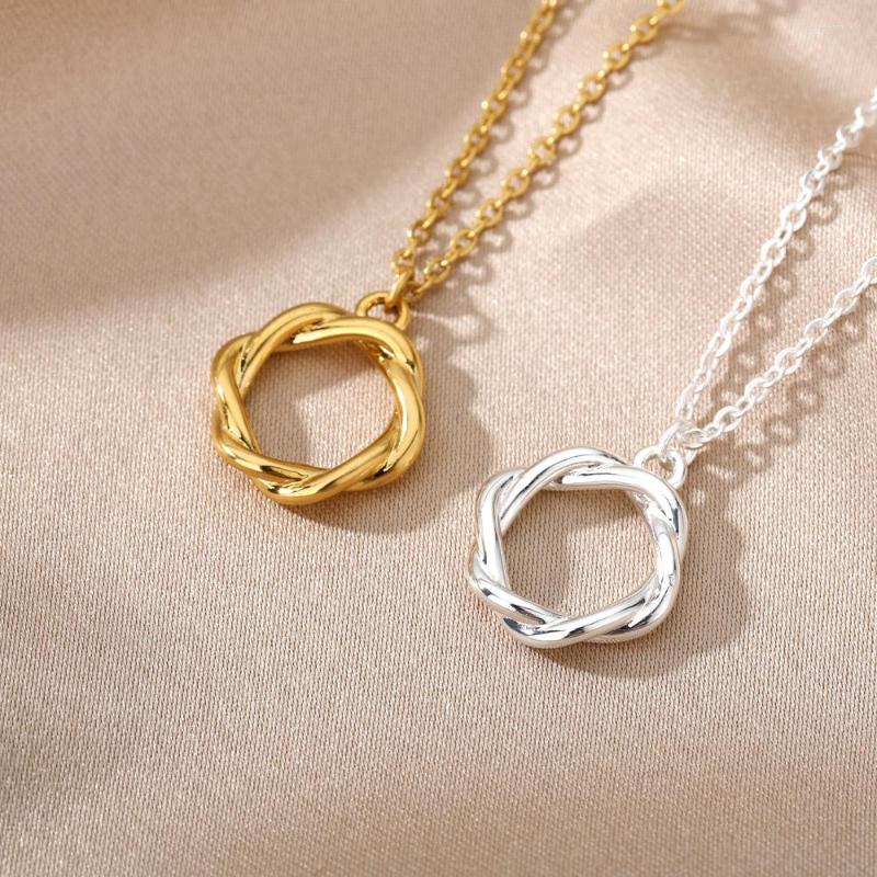 Choker Stainless Steel Knotted Geometric Necklace For Women Gold Metal Pendant Choke Necklaces Collar Chain Kpop Jewelry Gift
Choker Stainless Steel Knotted Geometric Necklace For Women Gold Metal Pendant Choke Necklaces Collar Chain Kpop Jewelry Gift