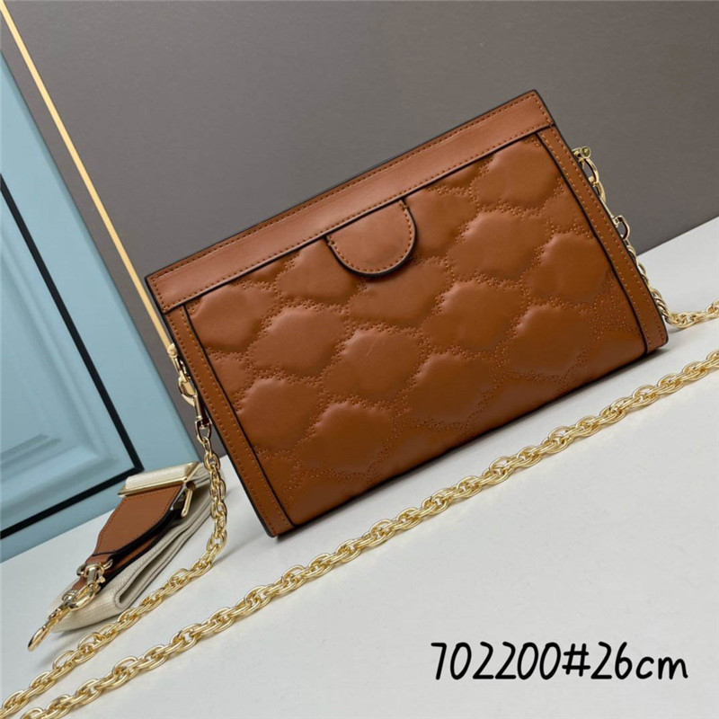 Designer Bag Luxury Bag Womens Shoullder Cross Body Bags 702200 Matelasse Chain Embossed G Full Leather Women Handbags Crossbody Purses, 1#
Designer Bag Luxury Bag Womens Shoullder Cross Body Bags 702200 Matelasse Chain Embossed G Full Leather Women Handbags Crossbody Purses, 1#