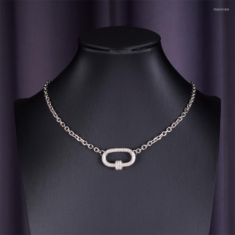 Choker Fashion Modern Thick Chain Simple Square Zircon Necklace For Women Silver Color Necklaces Zk30
Choker Fashion Modern Thick Chain Simple Square Zircon Necklace For Women Silver Color Necklaces Zk30