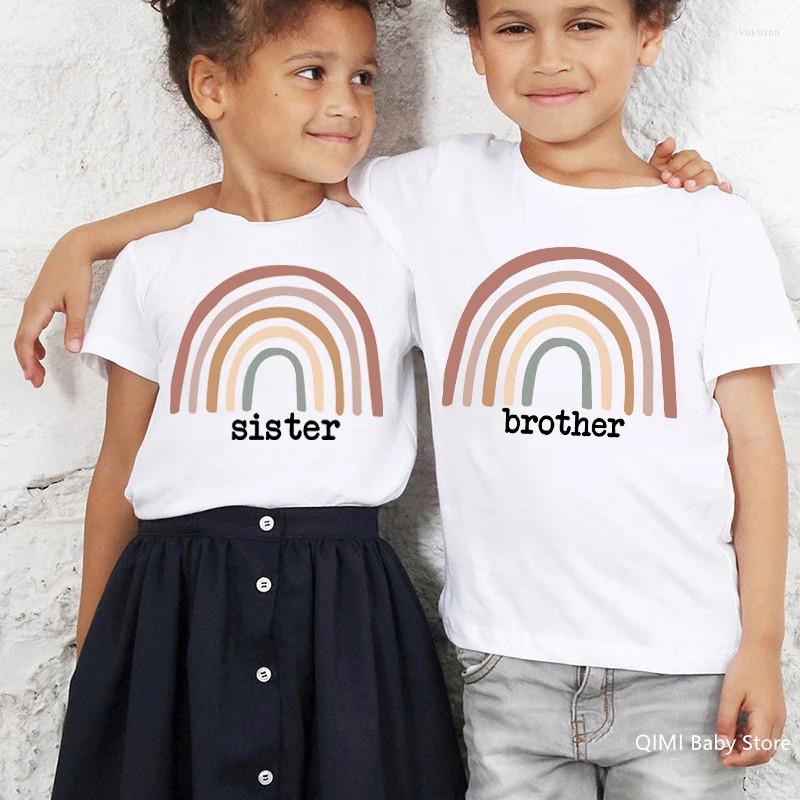 Shirts Rainbow Brother And Sister Kids Family Look Children Fashion Tee Shirt Clothes, Blank tshirt
Shirts Rainbow Brother And Sister Kids Family Look Children Fashion Tee Shirt Clothes, Blank tshirt