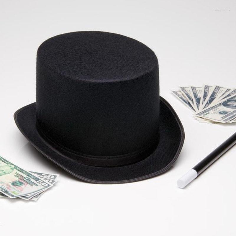 Berets Fashion Black Top Hat Magician Caps For Costume Performance Theatrical Plays Musicals Flat Dome Hats Adult Kids, 13cm for kids
Berets Fashion Black Top Hat Magician Caps For Costume Performance Theatrical Plays Musicals Flat Dome Hats Adult Kids, 13cm for kids