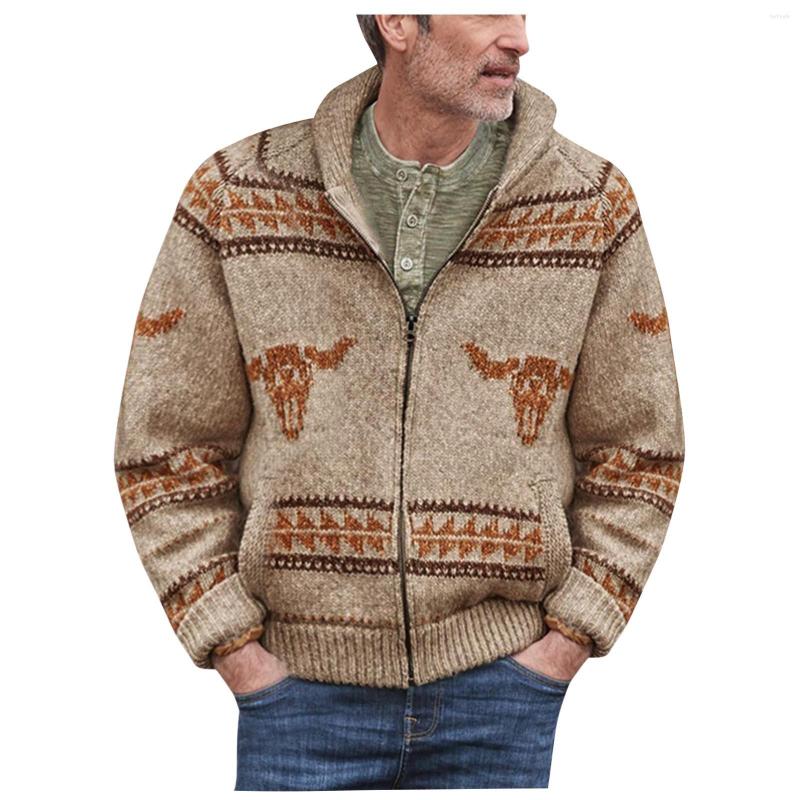 Men's Tracksuits Men's Zip Lapel Cardigan Sweater Slim Fit Cable Knitted With Pockets, Khaki
Men's Tracksuits Men's Zip Lapel Cardigan Sweater Slim Fit Cable Knitted With Pockets, Khaki