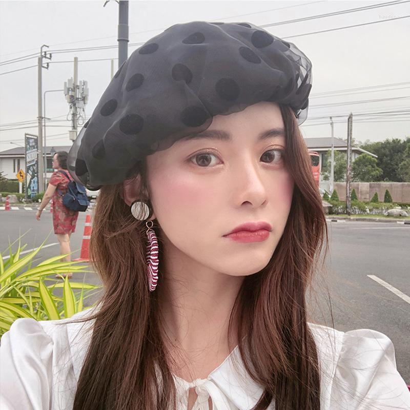 Berets Women's Beret Hat Fashion Elegant Mesh Dot Cap Cotton Spring Summer Students Cute All Matching Pumpkin For Lade Girl, White
Berets Women's Beret Hat Fashion Elegant Mesh Dot Cap Cotton Spring Summer Students Cute All Matching Pumpkin For Lade Girl, White