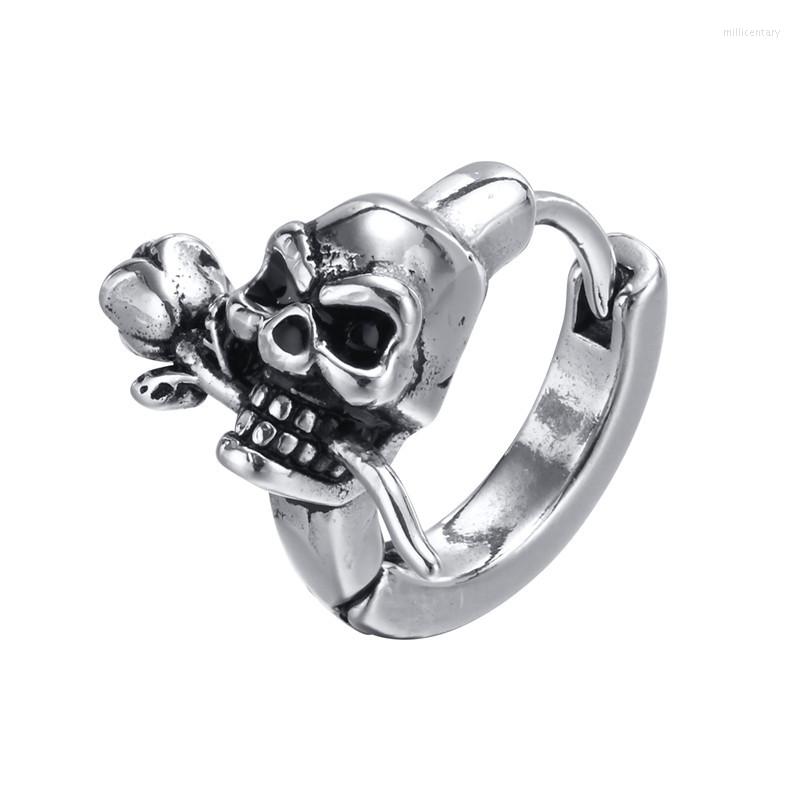 Hoop Earrings LETAPI Gothic Stainless Steel Skull Skeleton Huggie For Men Punk Rock Biker Jewelry Gifts
Hoop Earrings LETAPI Gothic Stainless Steel Skull Skeleton Huggie For Men Punk Rock Biker Jewelry Gifts