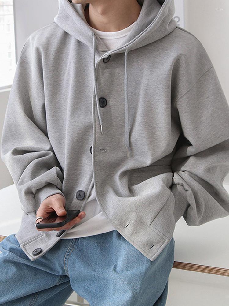 Men's Jackets Autumn Cardigan Men's Sweater Korean Fashion Loose Trend Design Versatile Male Hoodie Solid Color 2A6202, Gray
Men's Jackets Autumn Cardigan Men's Sweater Korean Fashion Loose Trend Design Versatile Male Hoodie Solid Color 2A6202, Gray