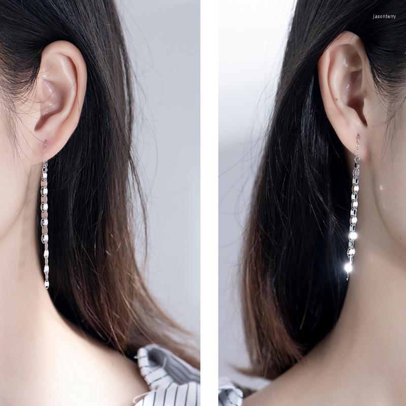 Dangle Earrings 925 Sterling Silver Multi-tassel Sparkle Ear Line Long Wedding Party Charming Handmade Jewelry For Women Gift
Dangle Earrings 925 Sterling Silver Multi-tassel Sparkle Ear Line Long Wedding Party Charming Handmade Jewelry For Women Gift