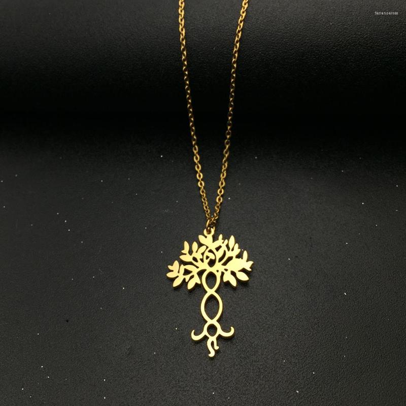 Choker Tree Of Life Supernatural Necklace Stainless Steel Women Aesthetic Pendant Necklaces Viking Trendy Jewelry YP8643
Choker Tree Of Life Supernatural Necklace Stainless Steel Women Aesthetic Pendant Necklaces Viking Trendy Jewelry YP8643