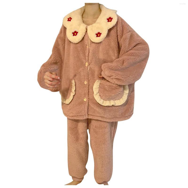 Men's Sleepwear Women's Two-piece Pajamas Set Pocket Loose Hairy Wearing Home Clothes And Pajama Suit Warm Cute Sweater Pant, Purple
Men's Sleepwear Women's Two-piece Pajamas Set Pocket Loose Hairy Wearing Home Clothes And Pajama Suit Warm Cute Sweater Pant, Purple