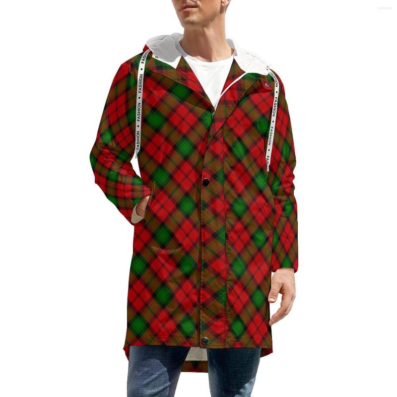 Men' Trench Coats Kerr Clain Tartan Plaid Christmas Colors Outerwear Casual Warm Windbreak Male Print Aesthetic Zip Up Winter Jackets, Style-14
Men' Trench Coats Kerr Clain Tartan Plaid Christmas Colors Outerwear Casual Warm Windbreak Male Print Aesthetic Zip Up Winter Jackets, Style-14