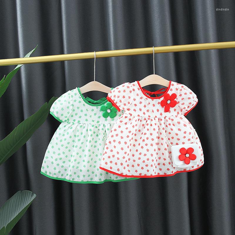 Girl Dresses Summer Flower Dress For Girls Fashion Baby Toddler Clothes 0 To 3Y Bag, Green
Girl Dresses Summer Flower Dress For Girls Fashion Baby Toddler Clothes 0 To 3Y Bag, Green