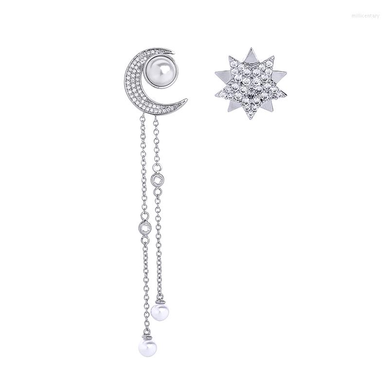 Dangle Earrings Temperament Silver Color Imitation Pearl Tassel Acrylic For Women Boho Zircon Star Moon Fashion Jewelry
Dangle Earrings Temperament Silver Color Imitation Pearl Tassel Acrylic For Women Boho Zircon Star Moon Fashion Jewelry