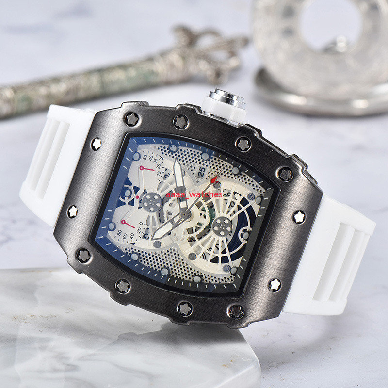 2023 Watch Luxury Watch Casual Automatic Calendar Men's Watches Sports Quartz Chronograph KIS