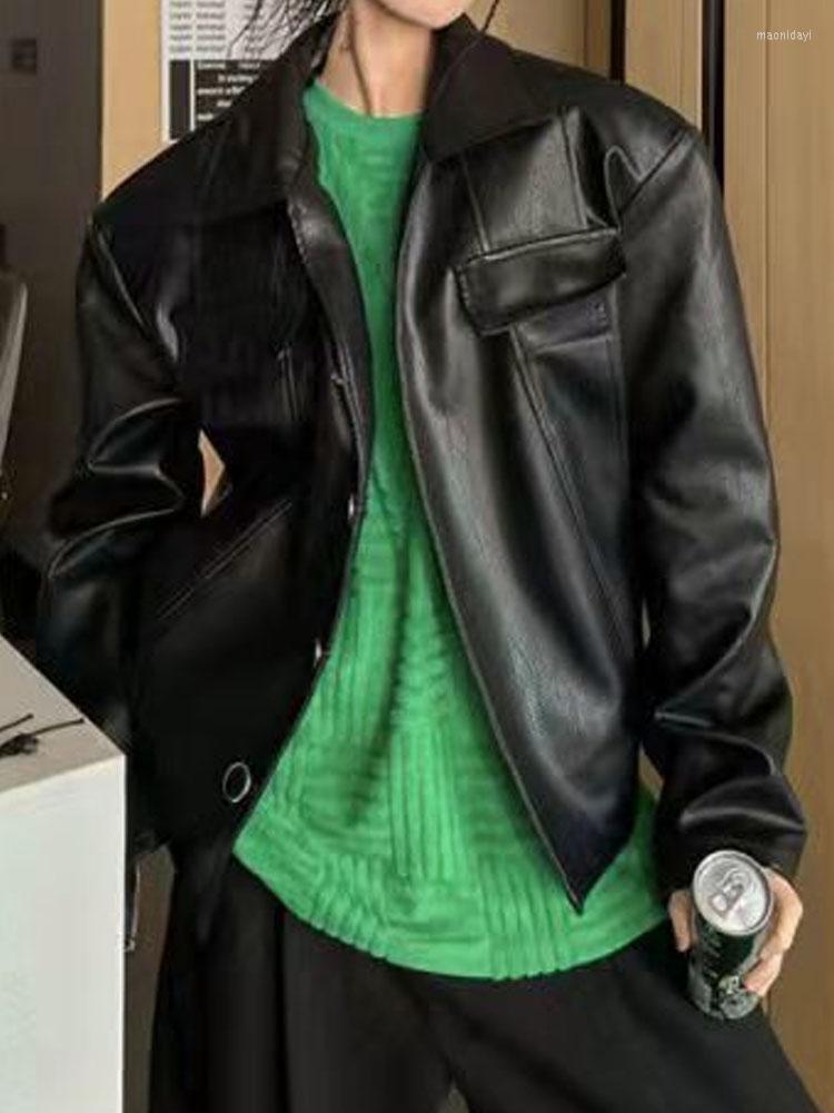 Women' Leather Short Biker Faux Jacket Women Korean Fashion Streetwear Pockets Moto Coat Female Outerwear Casual 2022 Autumn Chic Tops, Brown leather jacket
Women' Leather Short Biker Faux Jacket Women Korean Fashion Streetwear Pockets Moto Coat Female Outerwear Casual 2022 Autumn Chic Tops, Brown leather jacket