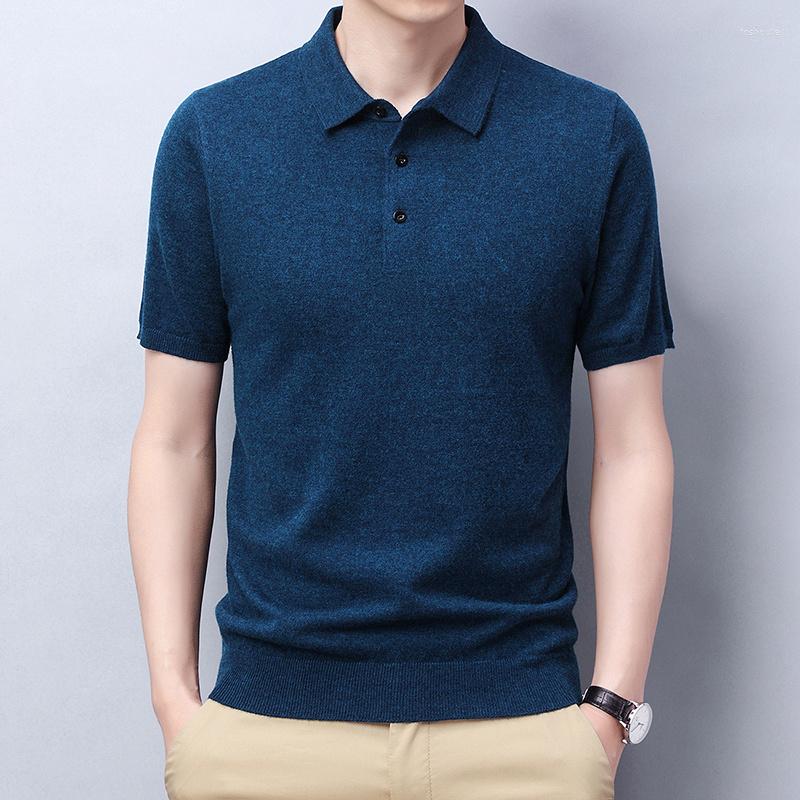 Men's T Shirts Sweater Cashmere Men's Lapel Knit Backing Shirt Thin Wool Spring And Autumn Knitted T-shirt, Black
Men's T Shirts Sweater Cashmere Men's Lapel Knit Backing Shirt Thin Wool Spring And Autumn Knitted T-shirt, Black