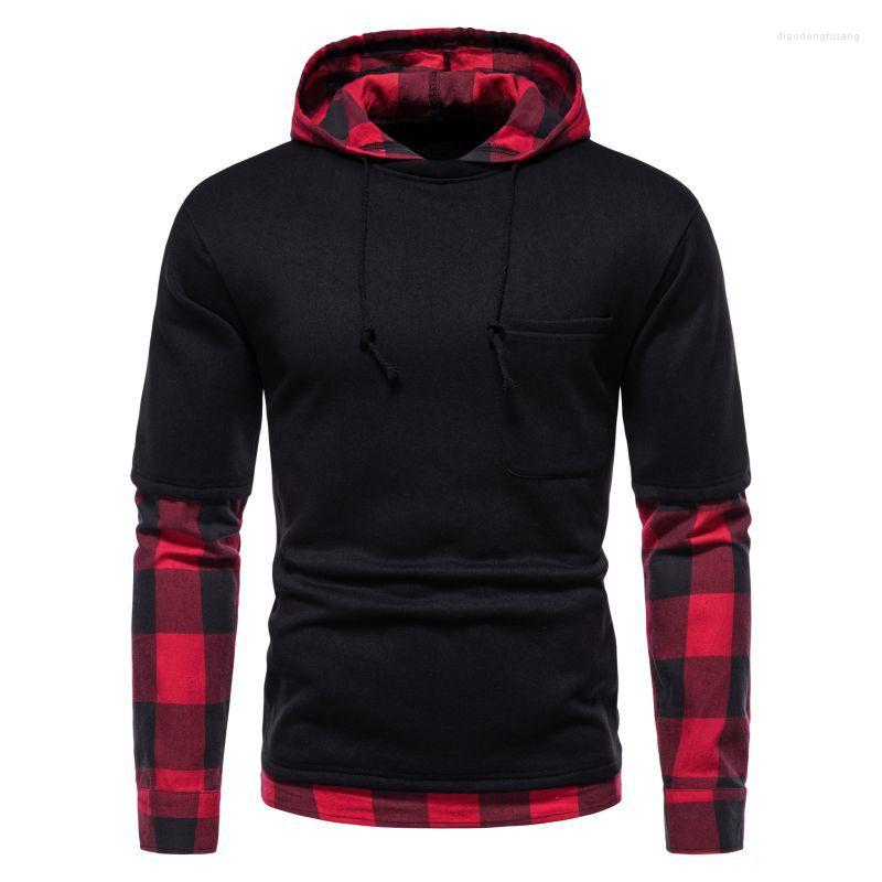 Men's Hoodies Spring Autumn Men's Plaid Patchwork Sports Leisure Hoodied Coat Men Style European And American Sweatershirt -3XL
Men's Hoodies Spring Autumn Men's Plaid Patchwork Sports Leisure Hoodied Coat Men Style European And American Sweatershirt -3XL