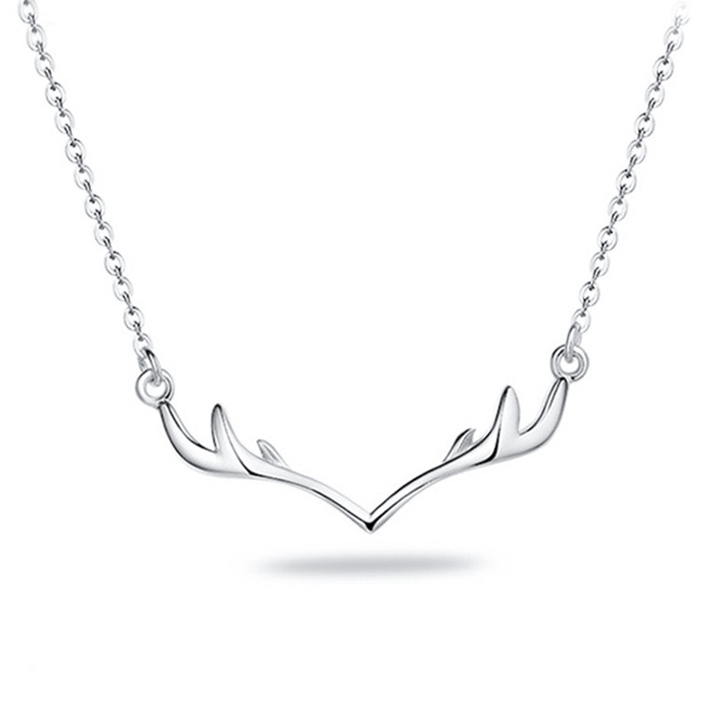 Deer Antlers Pendant Necklaces for Women Girls Elk Antlers Necklace Fashion Jewelry Gift
Deer Antlers Pendant Necklaces for Women Girls Elk Antlers Necklace Fashion Jewelry Gift