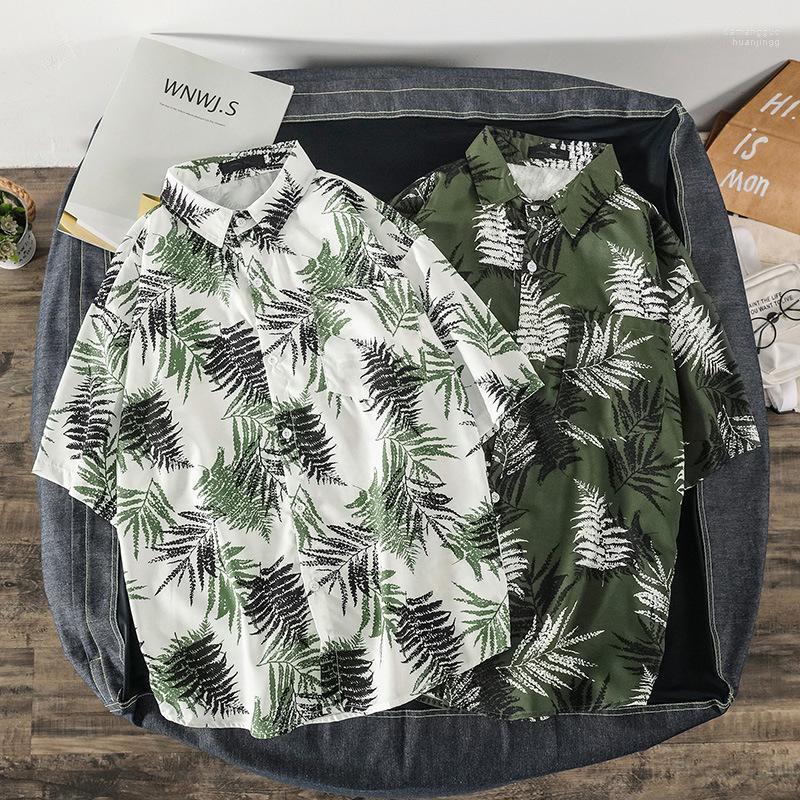Men's Casual Shirts Men's 2022 Summer Short-sleeved Flower Shirt Japanese Beach Fashion Loose Coat, White
Men's Casual Shirts Men's 2022 Summer Short-sleeved Flower Shirt Japanese Beach Fashion Loose Coat, White