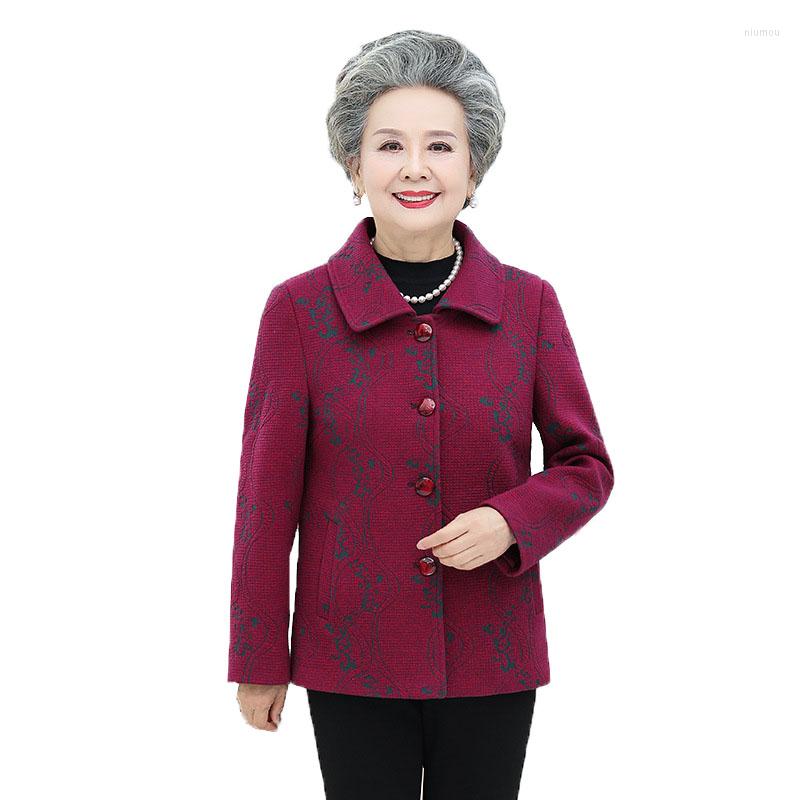 Women's Wool Women's Autumn Winter Woolen Coat Middle-aged And Elderly Elegant Loose Korean Grandma Outfit Female Outwear R630, Picture shown
Women's Wool Women's Autumn Winter Woolen Coat Middle-aged And Elderly Elegant Loose Korean Grandma Outfit Female Outwear R630, Picture shown