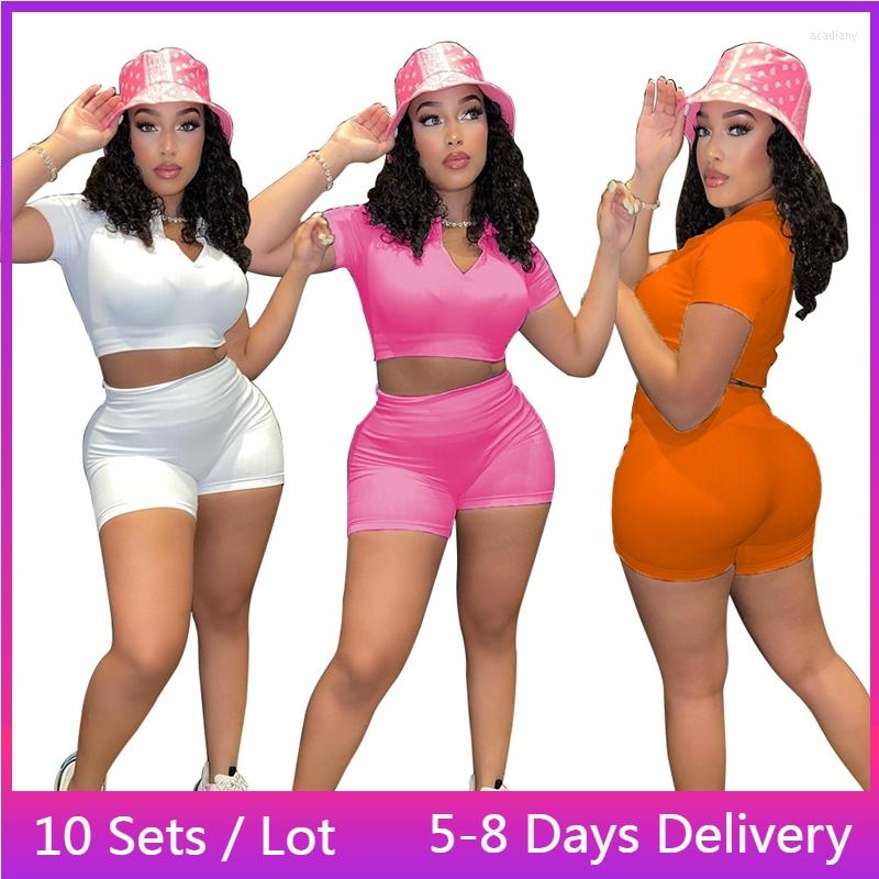Women' Tracksuits Wholesale Items Solid Casual Tracksuit Women Fitness Summer V Neck Crop Top And Biker Shorts Set Workout Bodycon Two, Orange
Women' Tracksuits Wholesale Items Solid Casual Tracksuit Women Fitness Summer V Neck Crop Top And Biker Shorts Set Workout Bodycon Two, Orange
