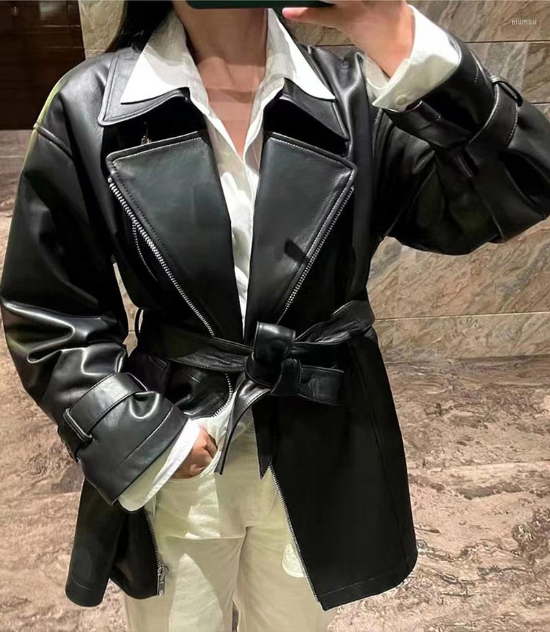 Women's Leather Women Real Long Coats Moto Biker Style Genuine Sheepskin Jacket Fashion Outwear 2022 Autumn TF5008, Black
Women's Leather Women Real Long Coats Moto Biker Style Genuine Sheepskin Jacket Fashion Outwear 2022 Autumn TF5008, Black