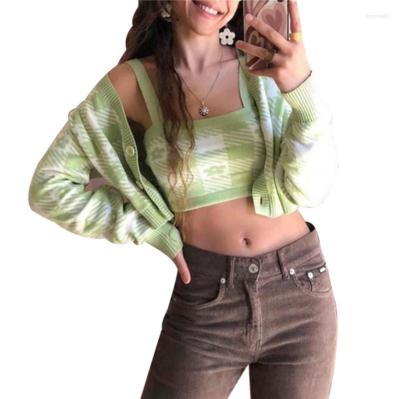 Women' Knits Autumn Winter Floral Clothes Women Loose Oversized Cardigan Single Breasted Casual Y2k Sweater Long Sleeve Knitted Jumpers, Green
Women' Knits Autumn Winter Floral Clothes Women Loose Oversized Cardigan Single Breasted Casual Y2k Sweater Long Sleeve Knitted Jumpers, Green