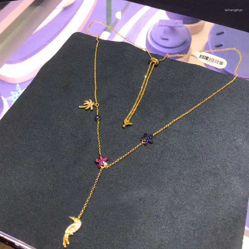 Pendant Necklaces UMGODLY Fashion Copper Necklace Gold Color Tropical Jungle Charm Floral Palm Toucan Adjustable For Women Jewelry
Pendant Necklaces UMGODLY Fashion Copper Necklace Gold Color Tropical Jungle Charm Floral Palm Toucan Adjustable For Women Jewelry