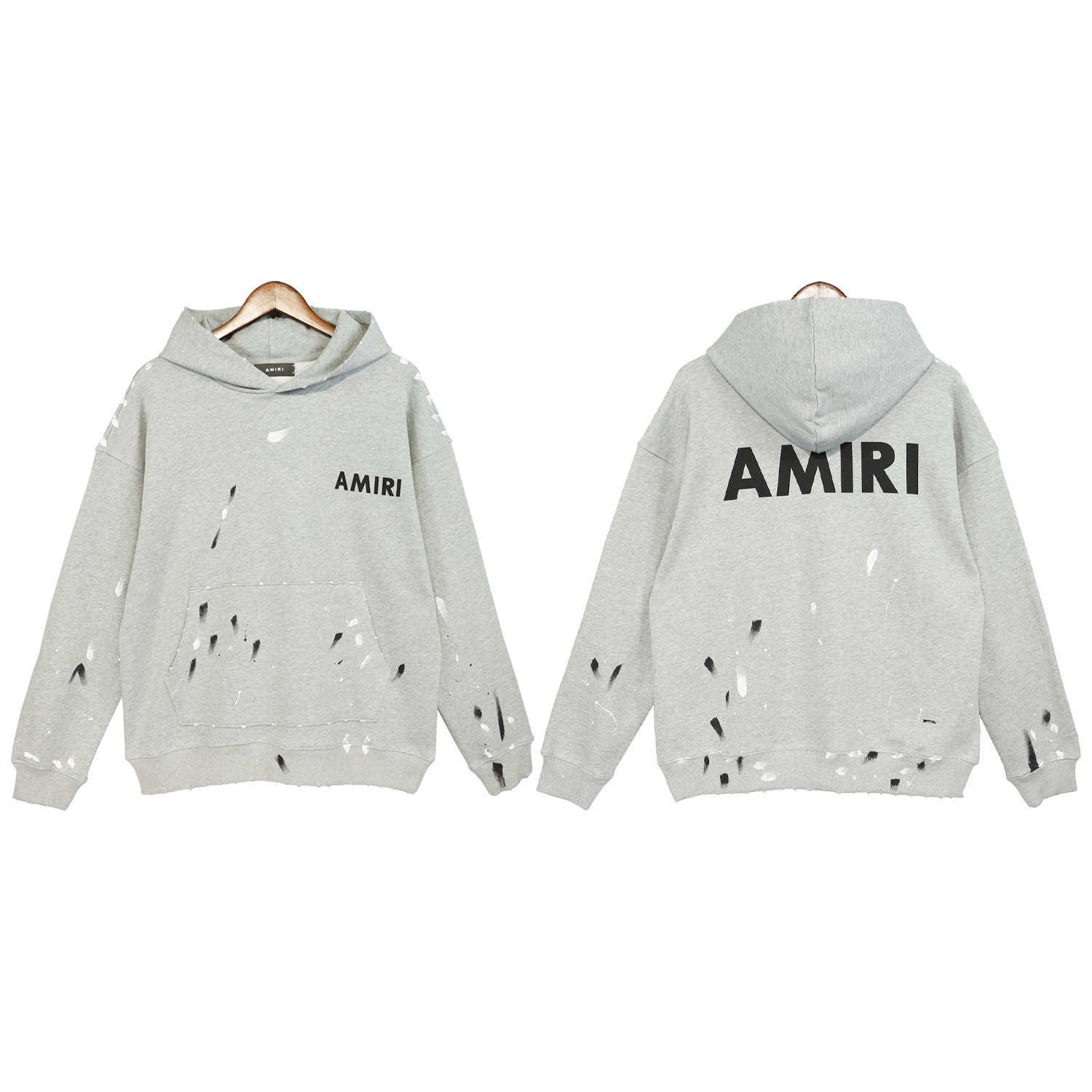 Men' Hoody Hoodie Casual Sweater Designer Sweatshirt Men Fat Man Amii Star Same Speckle Letter Print Small Destruction Hooded Coat Autumn Winter Leisure Long Sleeve, Gray
Men' Hoody Hoodie Casual Sweater Designer Sweatshirt Men Fat Man Amii Star Same Speckle Letter Print Small Destruction Hooded Coat Autumn Winter Leisure Long Sleeve, Gray