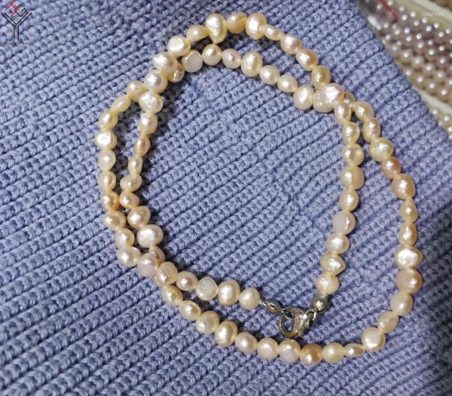 Choker Women Jewelry 6x7mm Bright Pink Pearl Necklace Baroque Flat Handmade Real Natural Freshwater Gift
Choker Women Jewelry 6x7mm Bright Pink Pearl Necklace Baroque Flat Handmade Real Natural Freshwater Gift