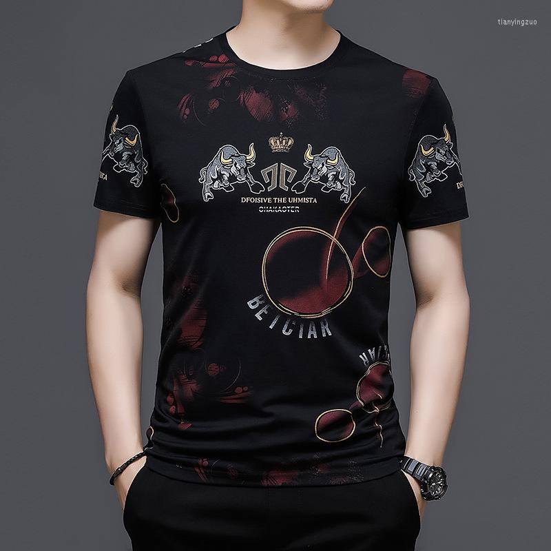 Men's T Shirts High Quality Luxury Men's Short-sleeved Round Neck Printing Casual T-shirts Slim Half-sleeved Tops Male Graphic, 314 black
Men's T Shirts High Quality Luxury Men's Short-sleeved Round Neck Printing Casual T-shirts Slim Half-sleeved Tops Male Graphic, 314 black