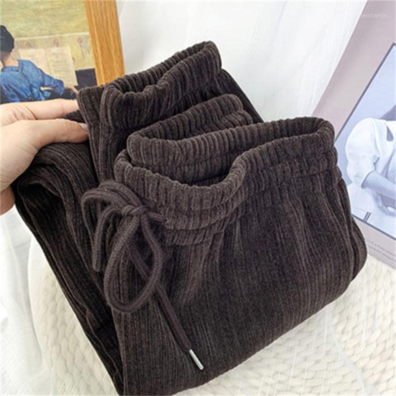 Women' Pants Chenille Velvet Thickening Beamed Harem Women Autumn Winter High Waist Loose Thin Sports Leisure Trousers M550, Black
Women' Pants Chenille Velvet Thickening Beamed Harem Women Autumn Winter High Waist Loose Thin Sports Leisure Trousers M550, Black