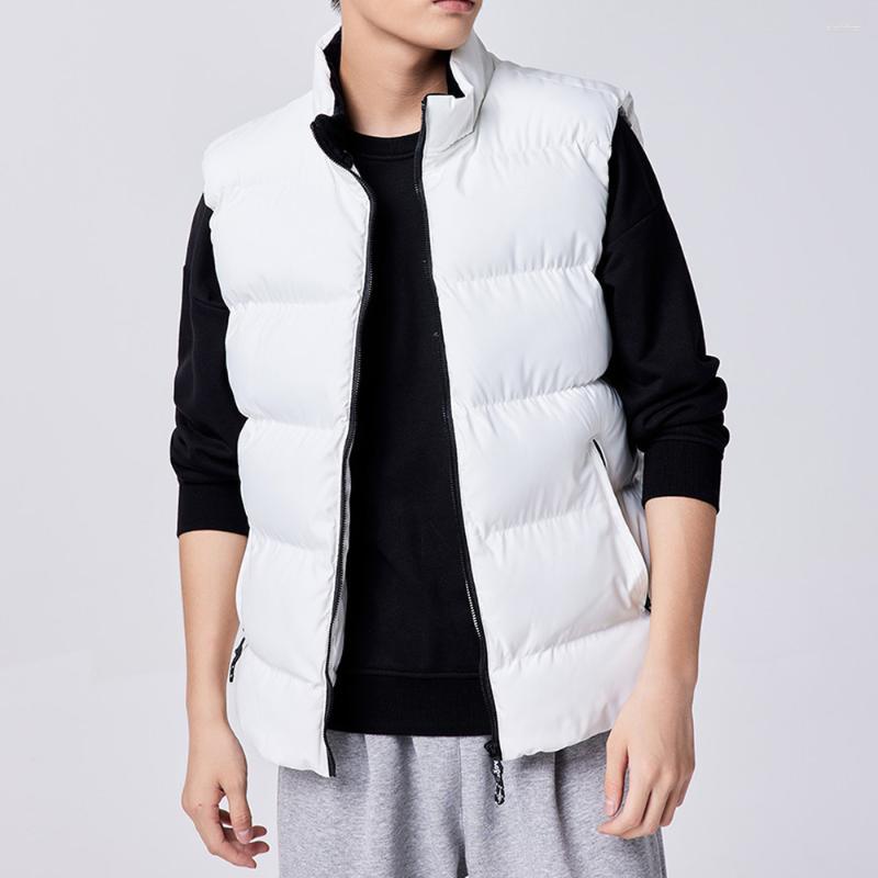Men's Vests Men Vest Jacket Autumn Winter Big Size Down Sleeveless Solid Color White Puffer Streetwear Fashion, Black
Men's Vests Men Vest Jacket Autumn Winter Big Size Down Sleeveless Solid Color White Puffer Streetwear Fashion, Black