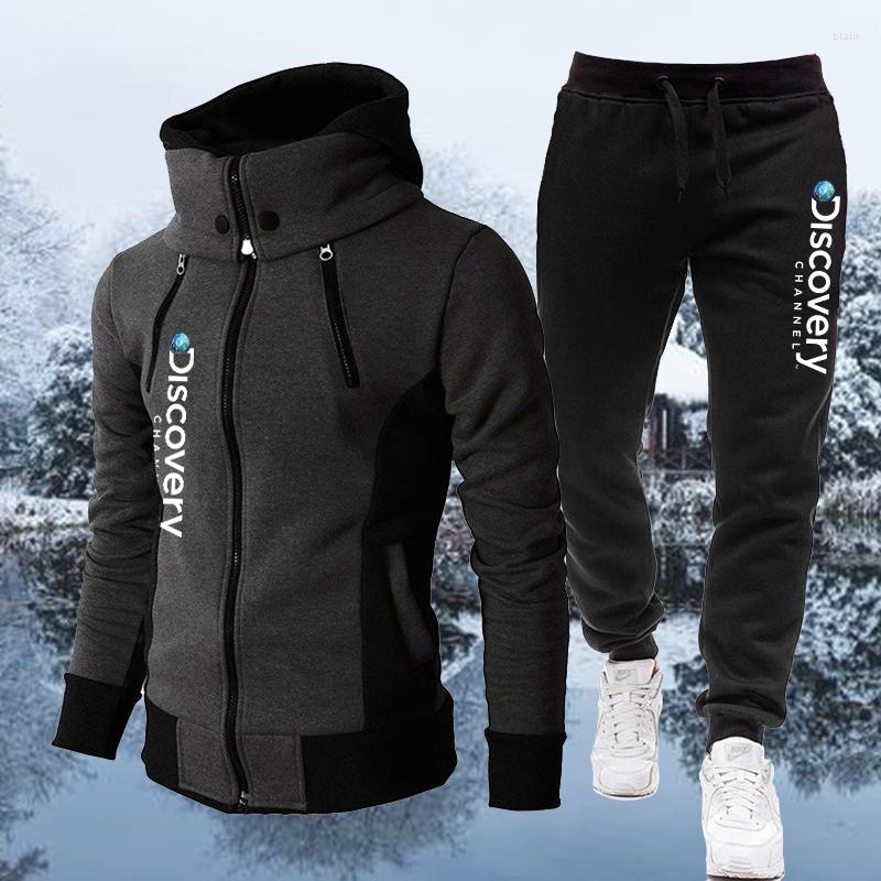 Men's Tracksuits 2023 Discovery Channel Men Zipper Hoodies Male Sweatshirt Sweatpants Suit 2Pcs Warm Tracksuit Sets Men's Outwear, Black pants 1
Men's Tracksuits 2023 Discovery Channel Men Zipper Hoodies Male Sweatshirt Sweatpants Suit 2Pcs Warm Tracksuit Sets Men's Outwear, Black pants 1