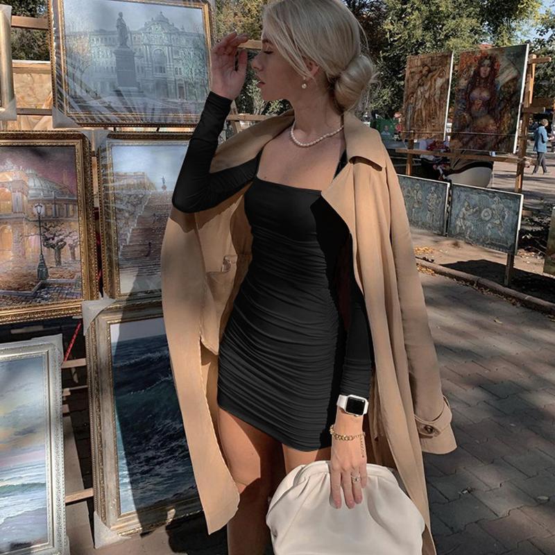 Casual Dresses 2022 Autumn And Winter Elegant Dress Sexy Party Slim Solid Color BuHip Mini Temperament Fashionable Women, Black
Casual Dresses 2022 Autumn And Winter Elegant Dress Sexy Party Slim Solid Color BuHip Mini Temperament Fashionable Women, Black