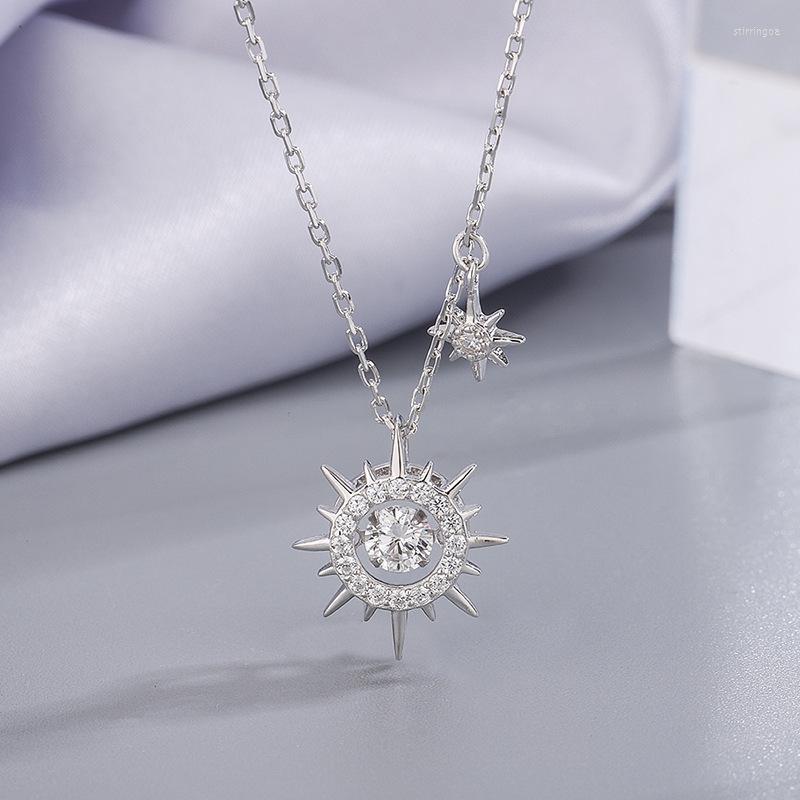 Chains Shiny Sun Necklace Korea Creative Crystal Sunflower Jewelry Neck Chain Pendant Choker Necklaces For Women Fashion Gifts
Chains Shiny Sun Necklace Korea Creative Crystal Sunflower Jewelry Neck Chain Pendant Choker Necklaces For Women Fashion Gifts