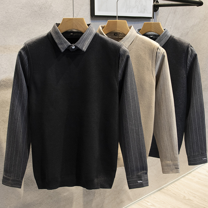 Men's Sweaters Autumn and winter plush two piece sweater men's vest fashion 2022 new knitwear casual
Men's Sweaters Autumn and winter plush two piece sweater men's vest fashion 2022 new knitwear casual