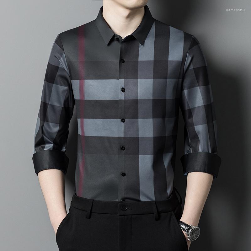 Men's Casual Shirts MLSHP Seamless Men's Dress Luxury Long Sleeve Business Male Spring And Autumn Slim Man 4XL, Blue
Men's Casual Shirts MLSHP Seamless Men's Dress Luxury Long Sleeve Business Male Spring And Autumn Slim Man 4XL, Blue