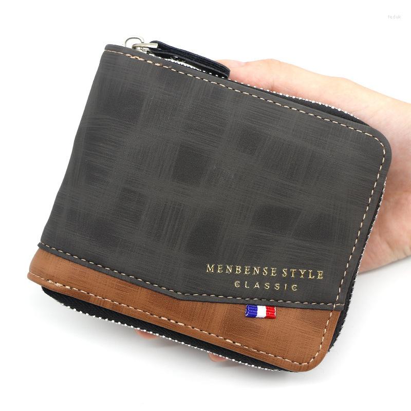 Wallets Fashion Zipper Men's Wallet Small Short Holder For Male Vintage Mini Man Purse With Coin Pocket Casual, 11
Wallets Fashion Zipper Men's Wallet Small Short Holder For Male Vintage Mini Man Purse With Coin Pocket Casual, 11