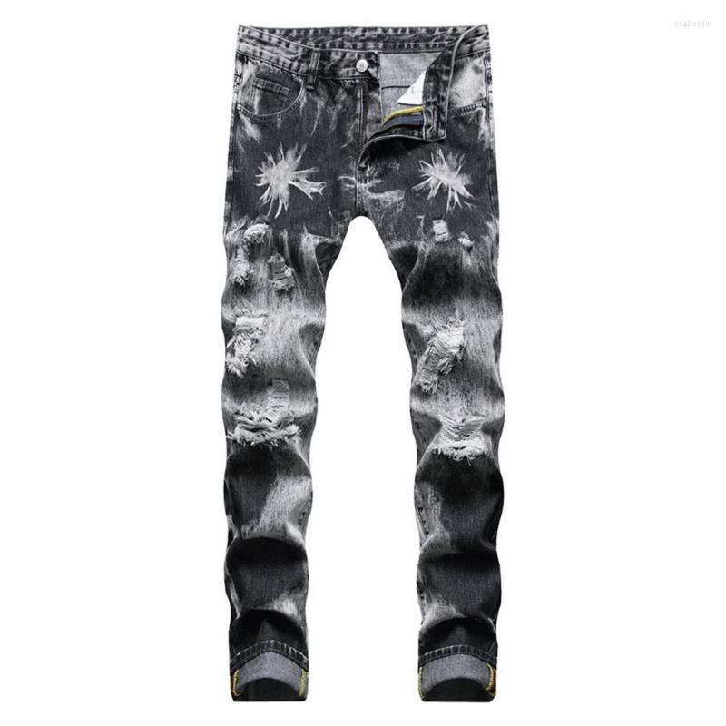 Men's Jeans Men's Tie And Dye Gray Black Denim Streetwear Holes Ripped Destroyed Washed Pants Straight Trousers
Men's Jeans Men's Tie And Dye Gray Black Denim Streetwear Holes Ripped Destroyed Washed Pants Straight Trousers