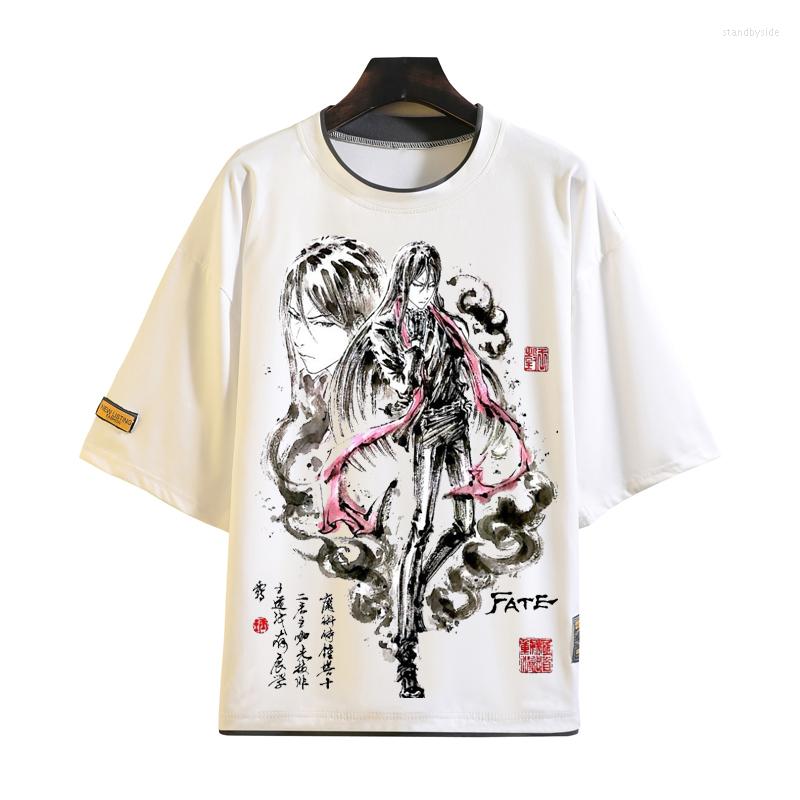 Men's T Shirts Fate Grand Order Shirt FGO Joan Of Arc Cosplay Tshirt Ink Wash Painting Short Sleeve Tees Tops, 15
Men's T Shirts Fate Grand Order Shirt FGO Joan Of Arc Cosplay Tshirt Ink Wash Painting Short Sleeve Tees Tops, 15