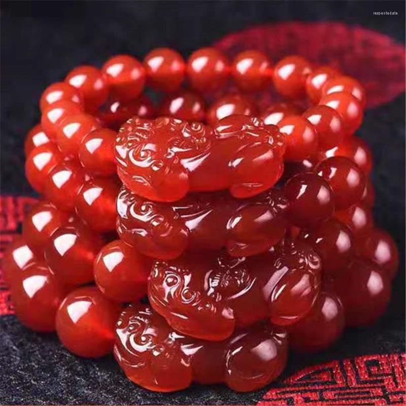 Strand Natural Red Agate Pixiu Bracelet Accessories DIY Handmade Lucky Women Jade Beads Jewelry Female Exorcism Amulet12/14/16/18MM
Strand Natural Red Agate Pixiu Bracelet Accessories DIY Handmade Lucky Women Jade Beads Jewelry Female Exorcism Amulet12/14/16/18MM