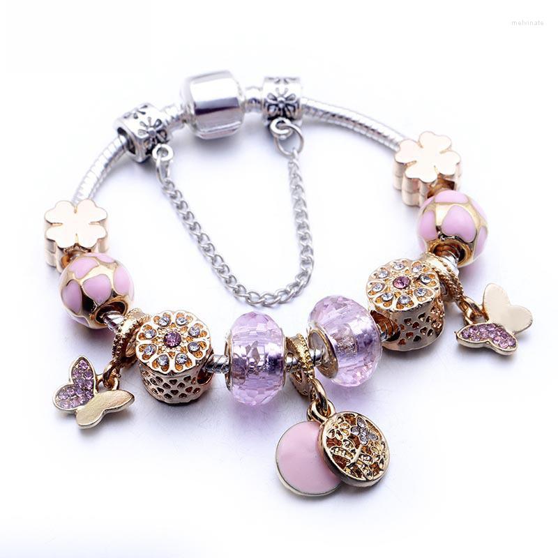 Strand Crystal Ladies Bracelet 2022 Jewelry DIY Feather Butterfly & Four-leaf Clover Pendant Beaded Girlfriend Gift
Strand Crystal Ladies Bracelet 2022 Jewelry DIY Feather Butterfly & Four-leaf Clover Pendant Beaded Girlfriend Gift