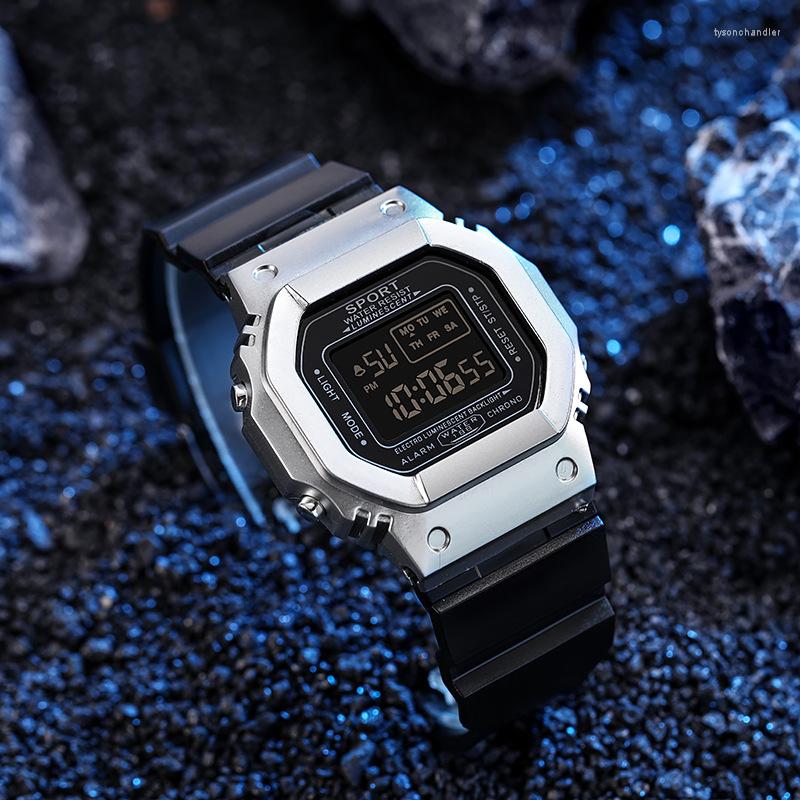 Wristwatches Led Watches For Men Women 30M Waterproof Electronic Digital Outdoor Mens Sports Date Week Display Relojes Hombre, Red
Wristwatches Led Watches For Men Women 30M Waterproof Electronic Digital Outdoor Mens Sports Date Week Display Relojes Hombre, Red